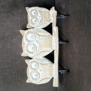 Owl Necklace Or Key Rack